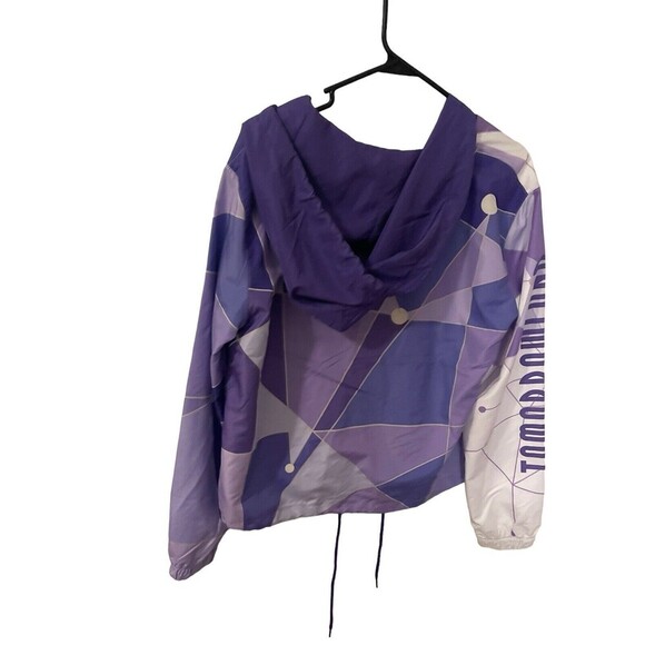 Disney Jacket Womens Medium Purple Magic Kingdom Tomorrowland Full Zip Coat - Picture 5 of 16